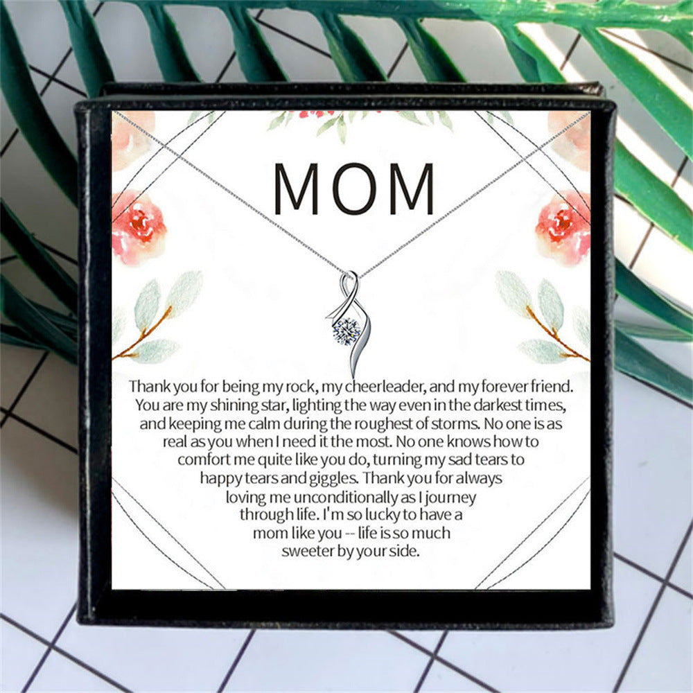 Mom You Are My forever Friend | Fashion Crystal Necklace