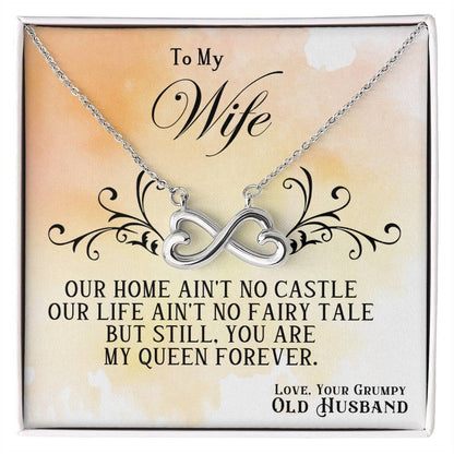 Valentine’s Day Gift for Wife - Emotional Jewelry from Husband for Anniversary Too - Endless Love Necklace