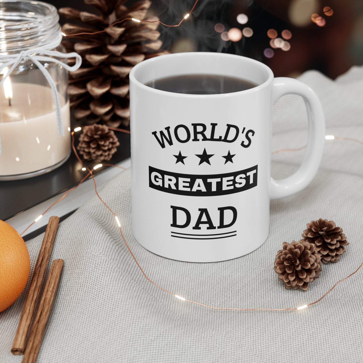 World's Greatest Mug for Dad - Best Gift for Father's Day