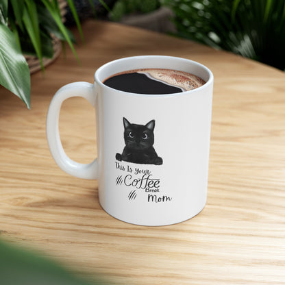 Cat Mom Coffee Mug - Best Gift for Mother's Day