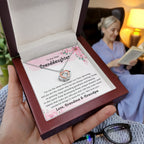 To Our Dear Granddaughter – Birthday & Graduation Gift Jewelry from Grandma & Grandpa – Crown Pendant Necklace