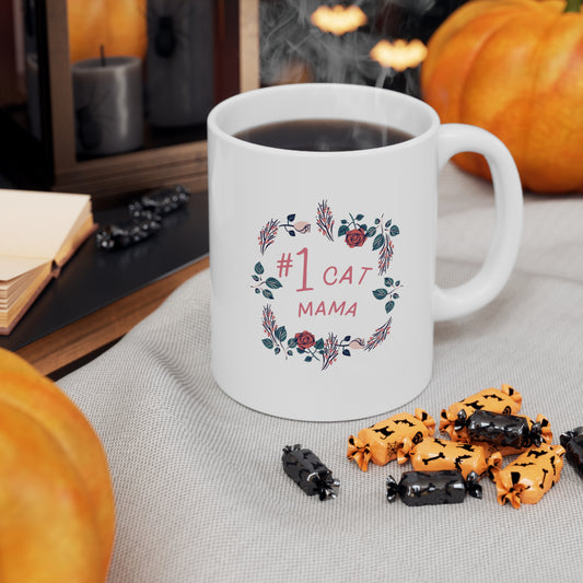 Best Cat Mama Ceramic Mug