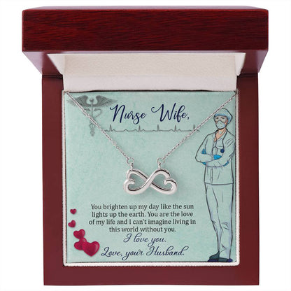 To my nurse wife - Endless Love Necklace from Husband
