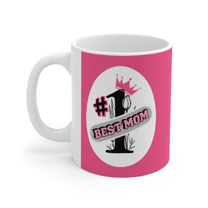 Special Pink No.1 Best Mom Ceramic Mug - Best Gift for Mother's Day