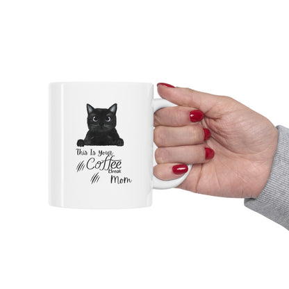 Cat Mom Coffee Mug - Best Gift for Mother's Day