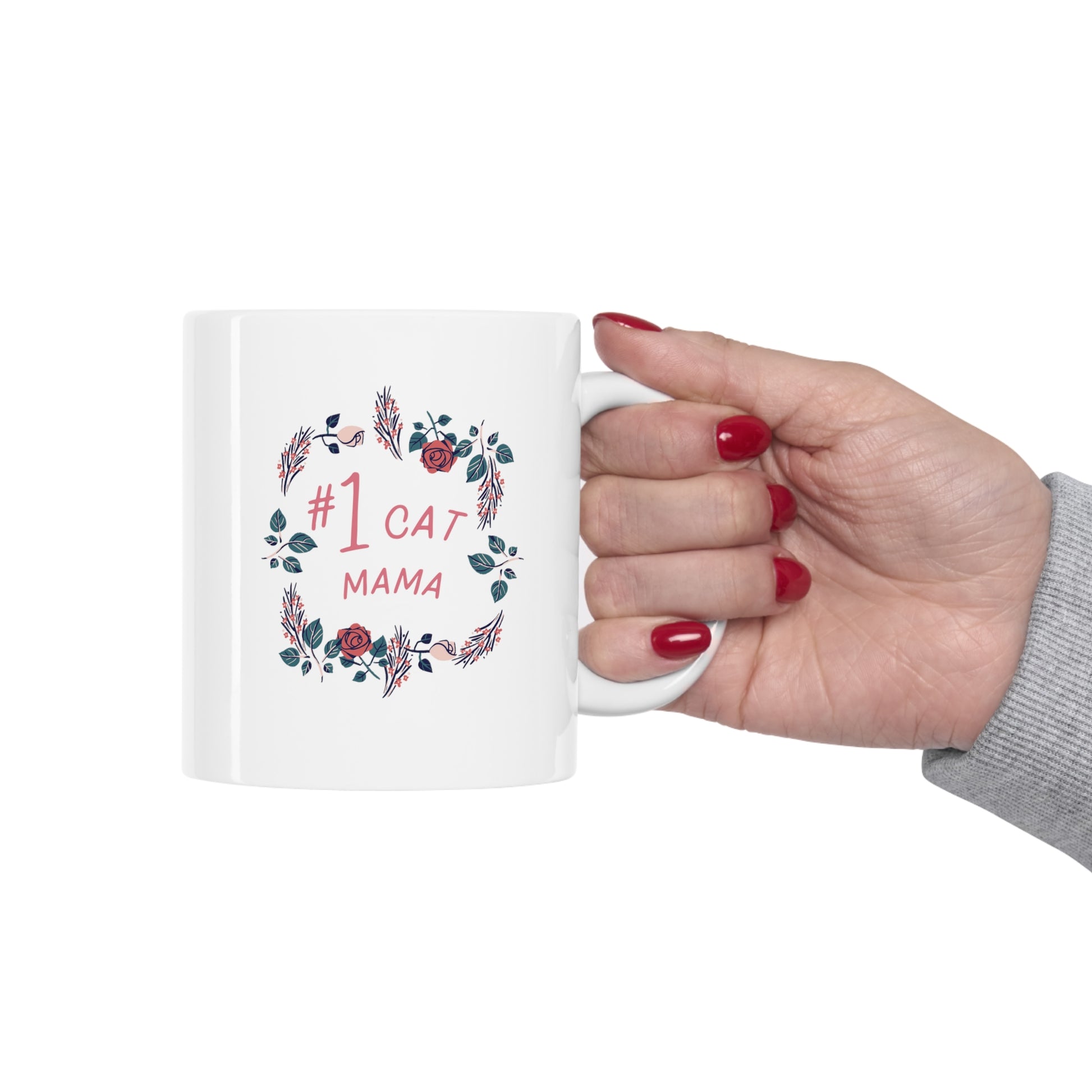 Cat mom mug