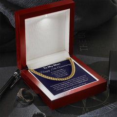 Luxury Cuban Link Chain, Perfect 25th Anniversary Gift to Treasure Forever, Happy 25th Anniversary