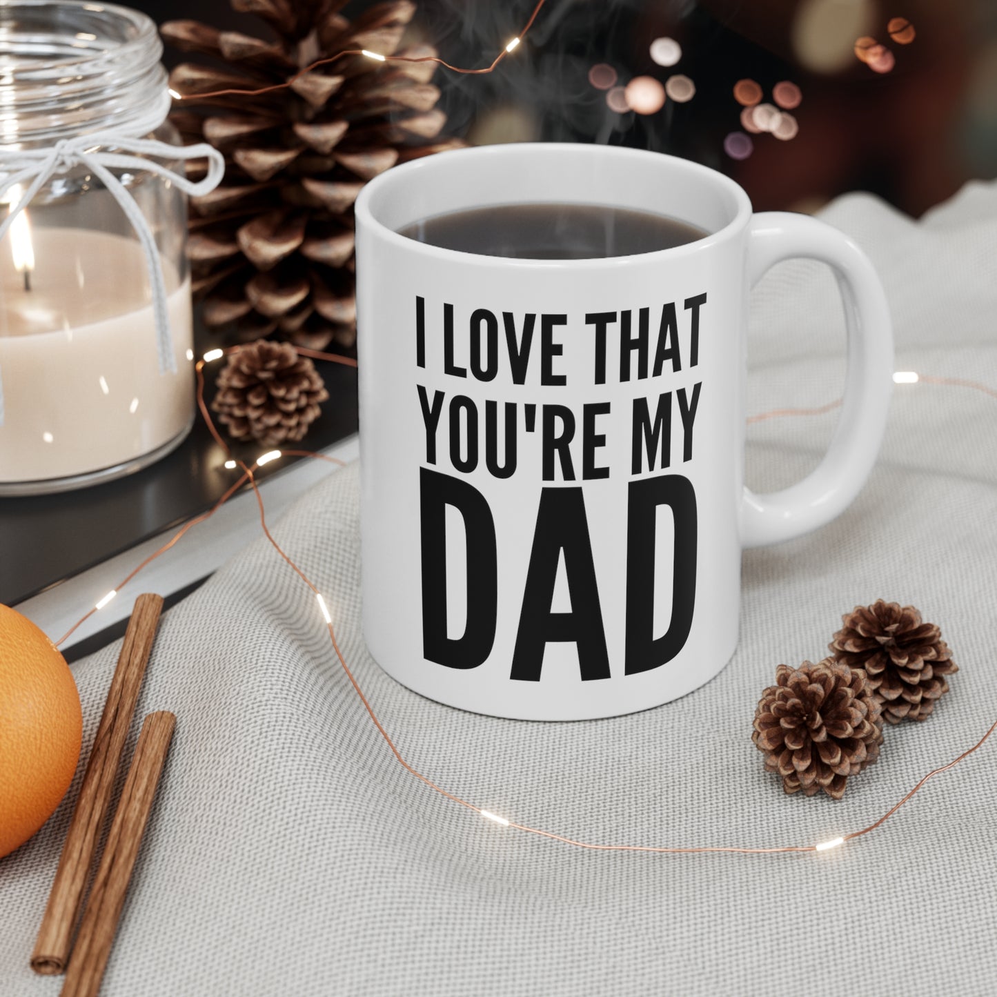 White Mug for Dad