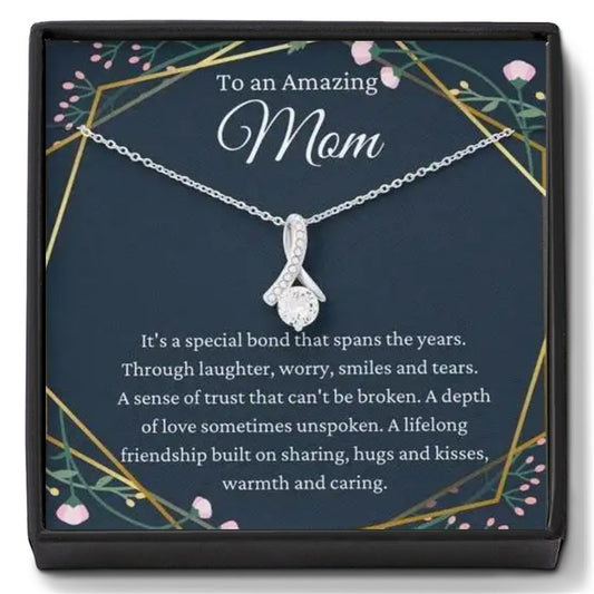 To My Mom - Special Bond Alluring Beauty Necklace
