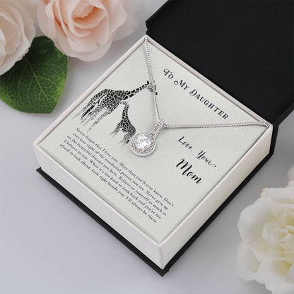 To My Daughter Necklace – Daughter’s Jewelry Gift by Mom – Eternal Hope Necklace