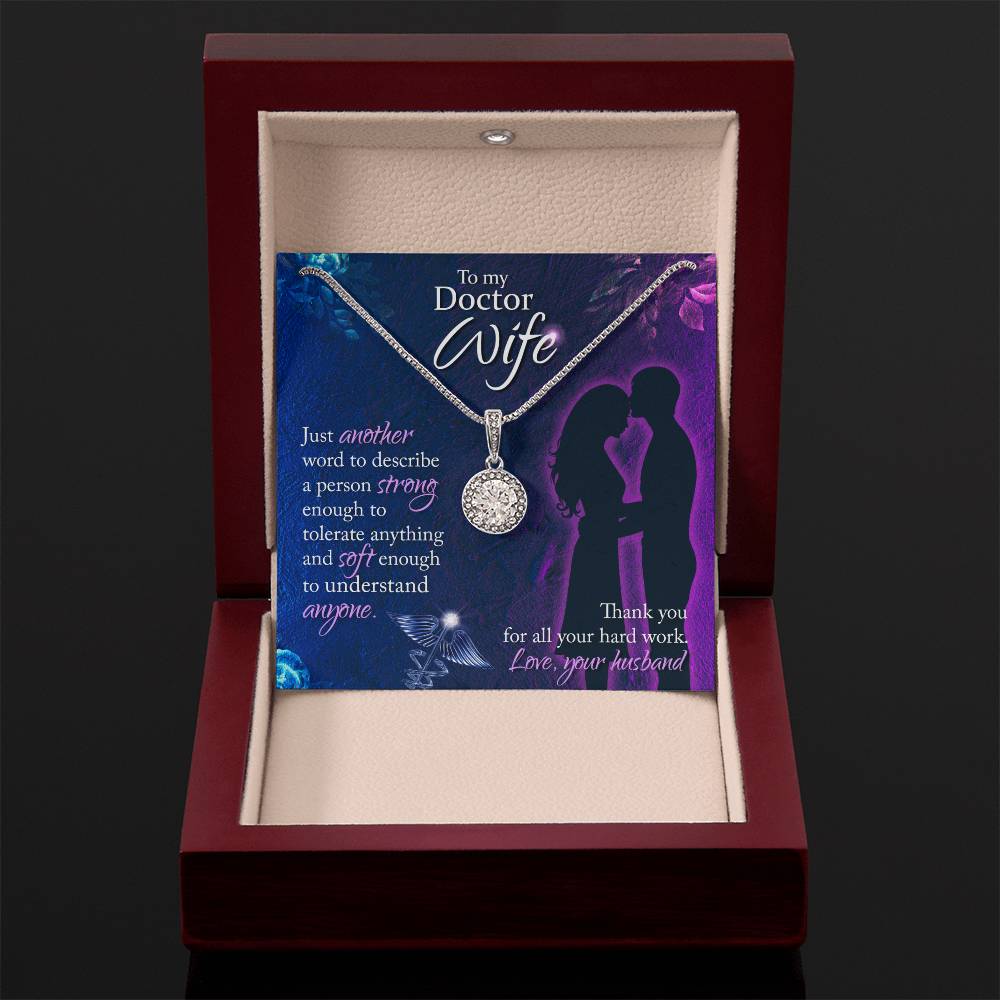 To my Doctor Wife - Eternal Hope Necklace - Gift for Wife from Husband