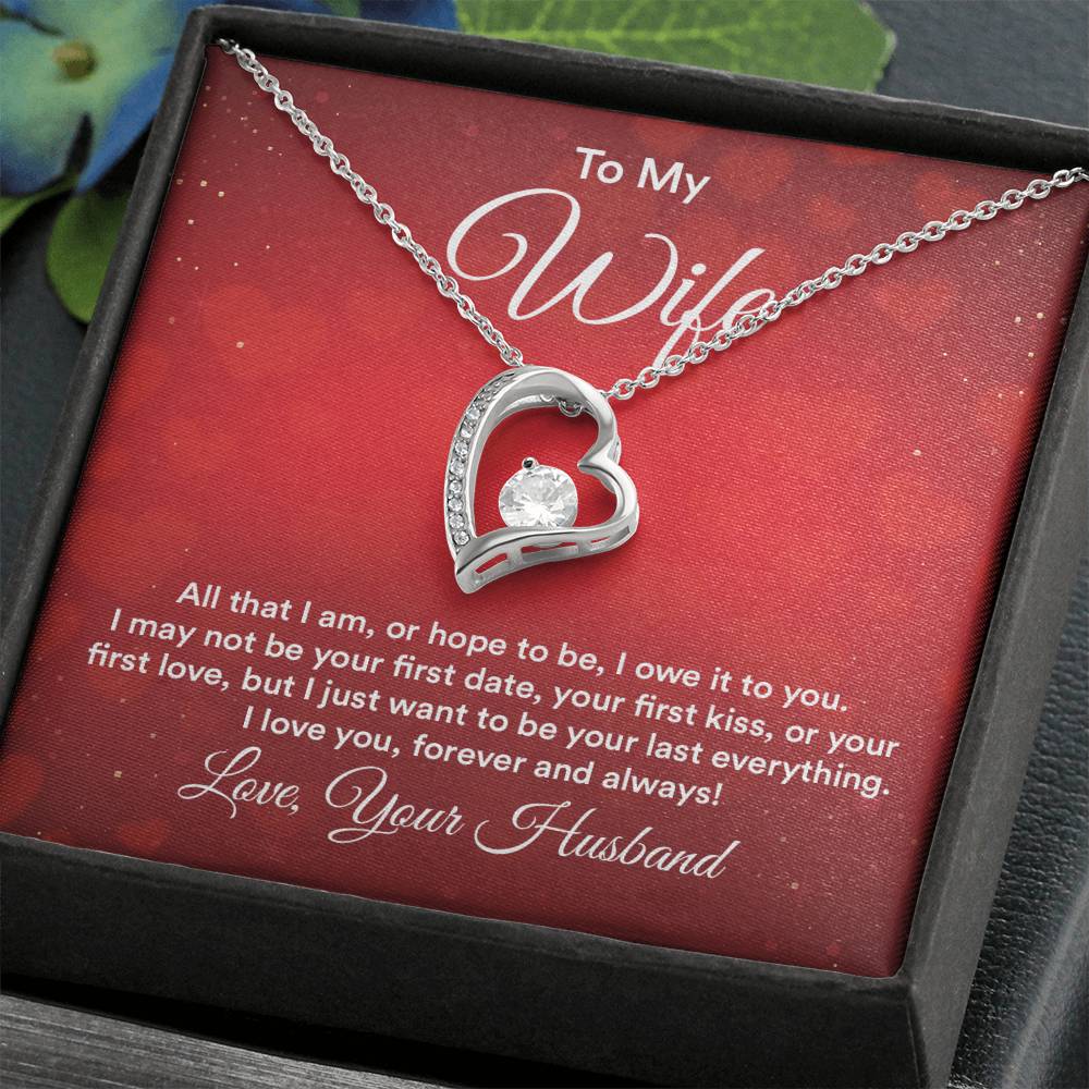 Romantic Love Gift for Wife - Heartfelt Jewelry from Husband - Forever Love Necklace