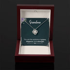 Grandma Necklace from Grandkids - Love Knot Necklace
