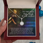 To The Best Police Wife In The World - Eternal Hope Necklace - Gift for Wife from Husband