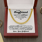 Cuban Link Chain for Boyfriend - Birthday, Anniversary Gift from Girlfriend