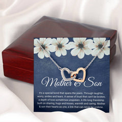 Mother & Son Necklace, Meaningful Jewelry Gift, Bond That Lasts Forever, Gift for Mother