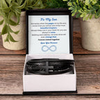 Son Graduation, Birthday Gift – Men’s Cross Bracelet