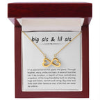 Big Sis & Lil Sis Necklace Gift for Sisters - Endless Love Necklace