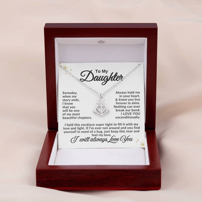 Birthday Gift for Daughter - Anchor Pendant Necklace for Her