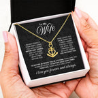 Meaningful Gift for Wife - Heartfelt Jewelry from Husband for Birthday, Anniversary, Valentine’s Day, Christmas - Anchor Pendant Necklace