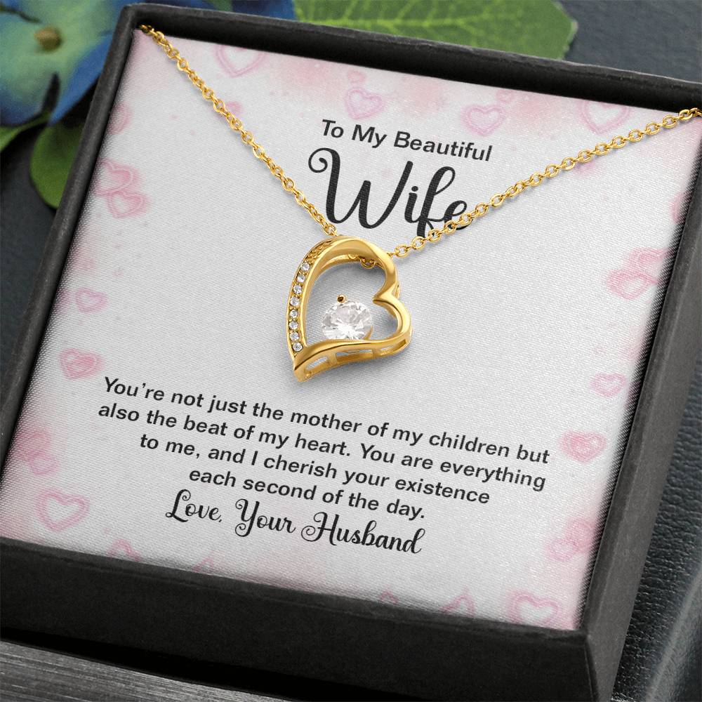 Surprise Gift for Wife - Meaningful Jewelry from Husband for Christmas, Anniversary & Valentine’s Day - Forever Love Necklace