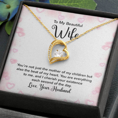 Surprise Gift for Wife - Meaningful Jewelry from Husband for Christmas, Anniversary & Valentine’s Day - Forever Love Necklace