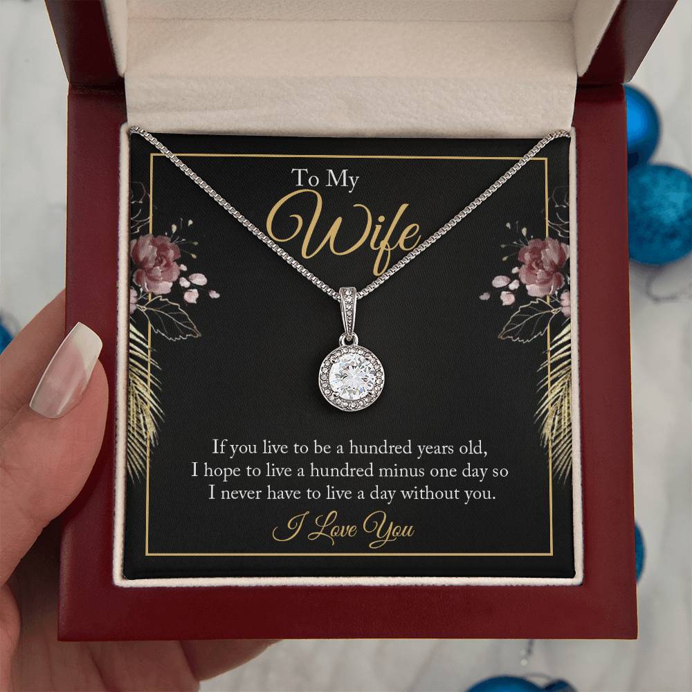 Best Gift for Wife from Husband - Emotional Love Jewelry for Birthday, Valentine’s Day, Anniversary & Christmas - Eternal Hope Necklace