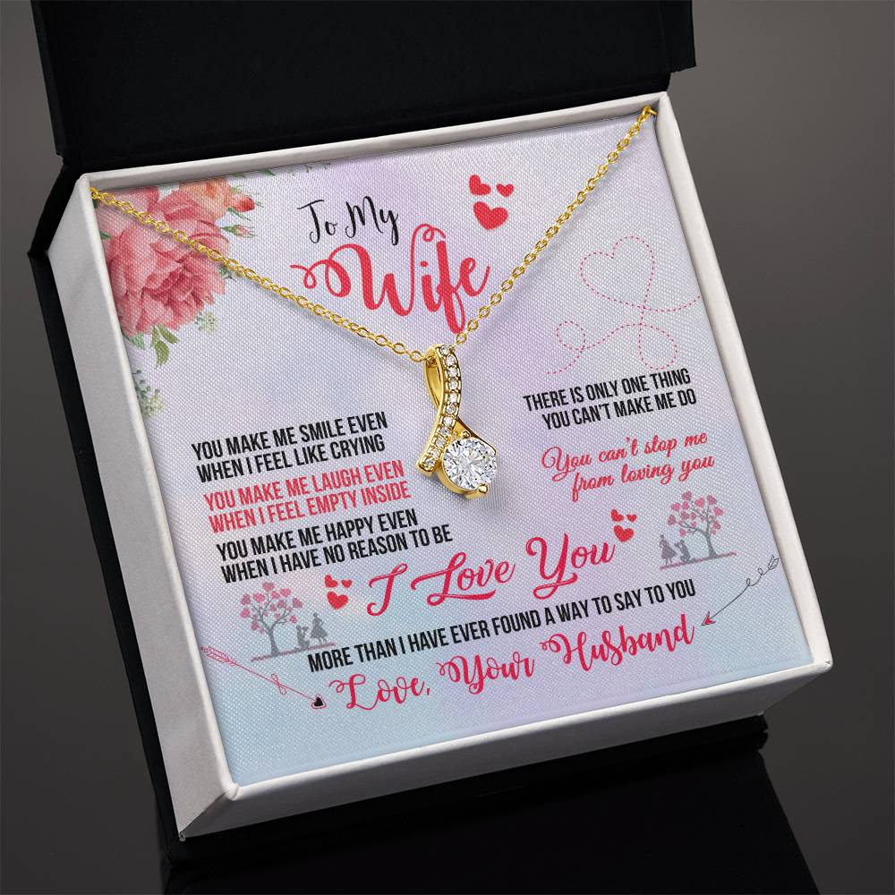 Valentine’s Day Wife Gift - Romantic Jewelry from Husband - Alluring Beauty Necklace