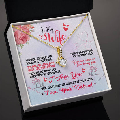Valentine’s Day Wife Gift - Romantic Jewelry from Husband - Alluring Beauty Necklace