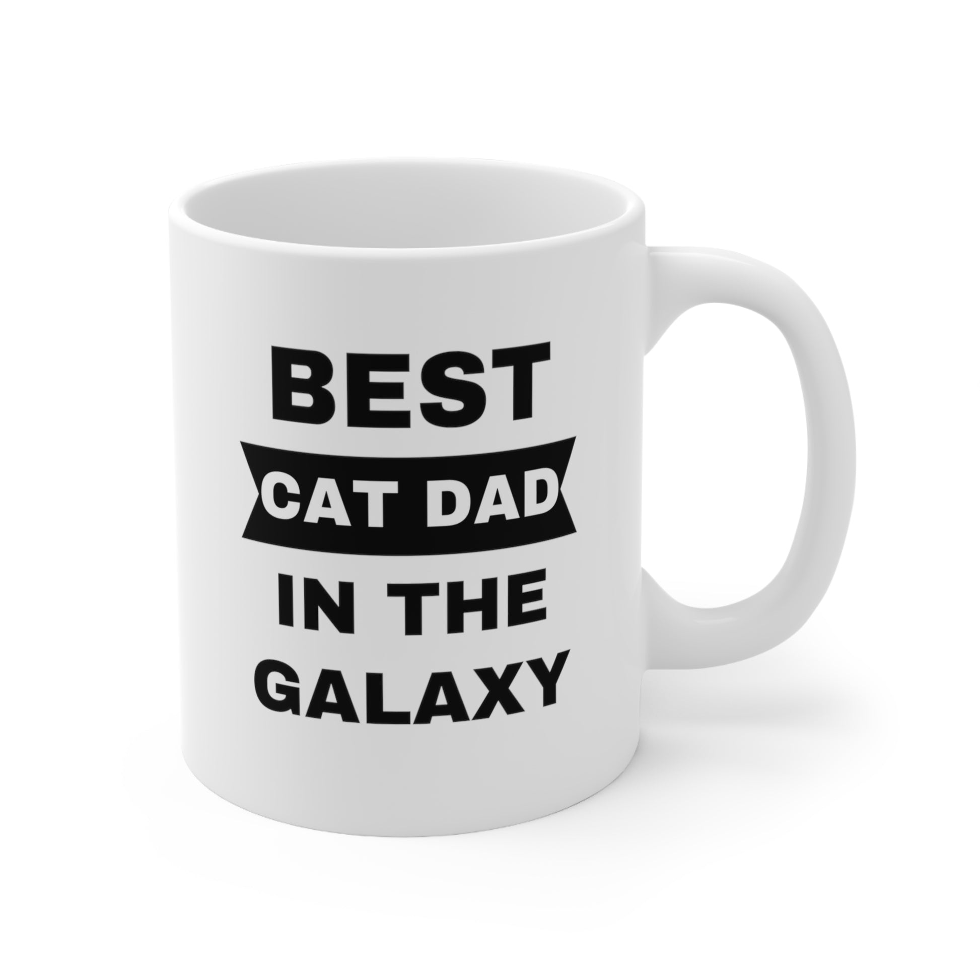 Best Cat Dad In The Galaxy Mug, Cat Lover Gift for Men