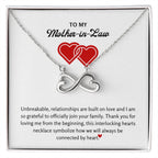 To My Mother in Law - We will always be connected by heart - Endless Love Necklace