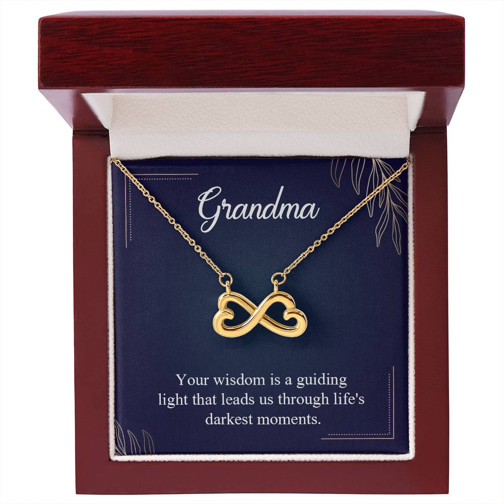 Gift for Grandma - Life's Darkest Moments - Endless Love Necklace