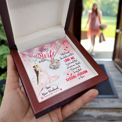 Romantic Jewelry Gift for Wife - Perfect From Husband for Birthday, Anniversary & Valentine’s Day - Crown Pendant Necklace