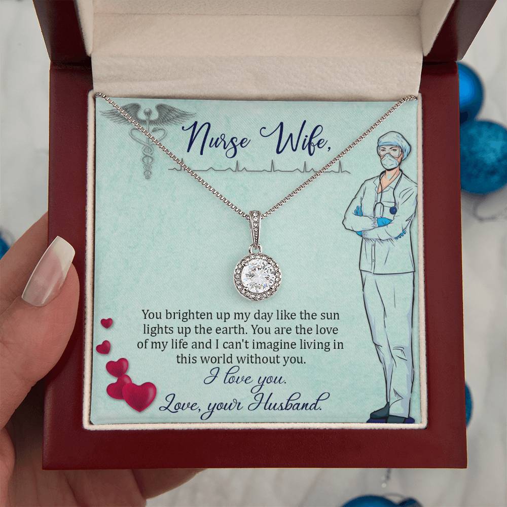 Nurse Wife Present - Eternal Hope Necklace - Gift for Wife from Husband
