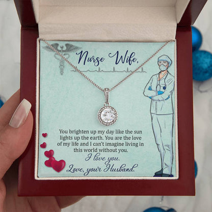 Nurse Wife Present - Eternal Hope Necklace - Gift for Wife from Husband