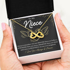 To My Niece - You are braver than you believe - Endless Love Necklace