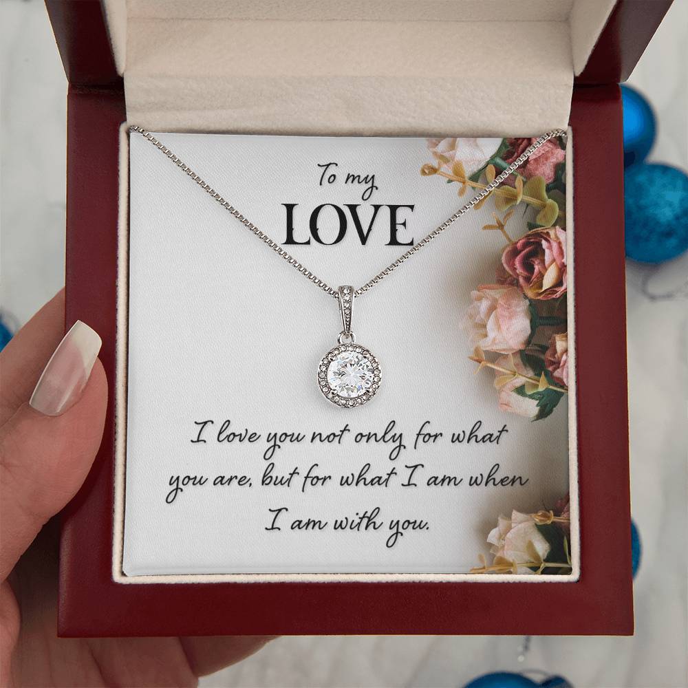 Anniversary Gift for Love from Husband - Sweet Romantic Jewelry for Valentine’s Day - Eternal Hope Necklace