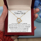 Future Wife Gift - Beautiful Necklace for Girlfriend for Birthday, Christmas & Romantic Moments - Forever Love Necklace