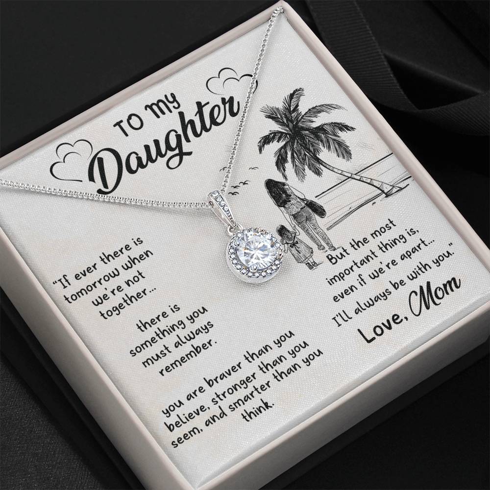 To My Daughter Necklace – Jewelry Gift for Daughter from Mother – Eternal Hope Necklace