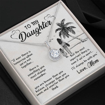 To My Daughter Necklace – Jewelry Gift for Daughter from Mother – Eternal Hope Necklace