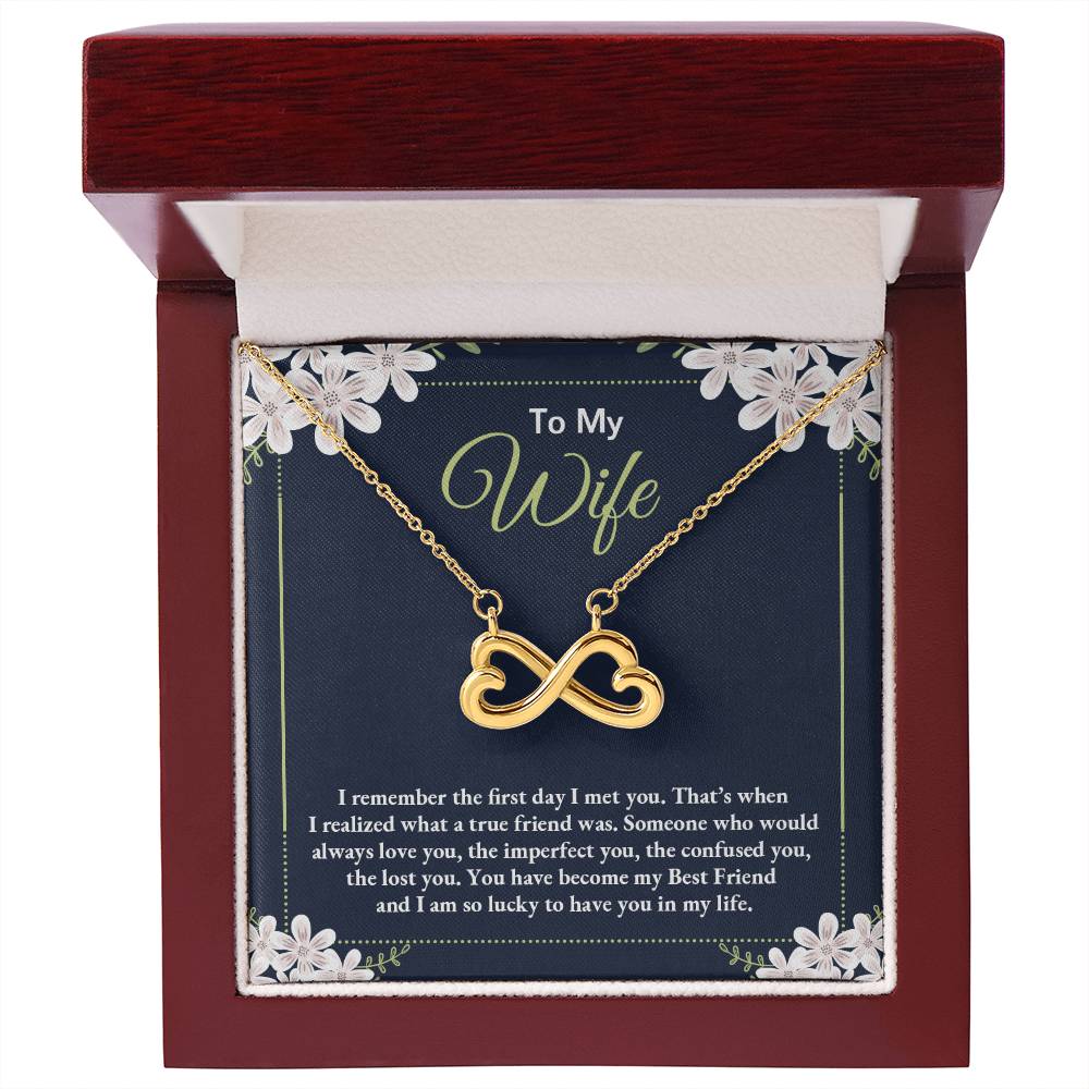 Sentimental Gift for Wife - Emotional Husband-to-Wife Jewelry for Birthday, Christmas & Valentine’s Day - Endless Love Necklace