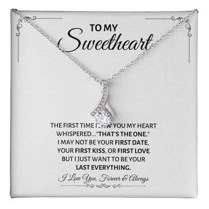 To My Sweetheart Necklace - Gift for Love on Valentine’s Day & Special Days - Alluring Beauty Necklace