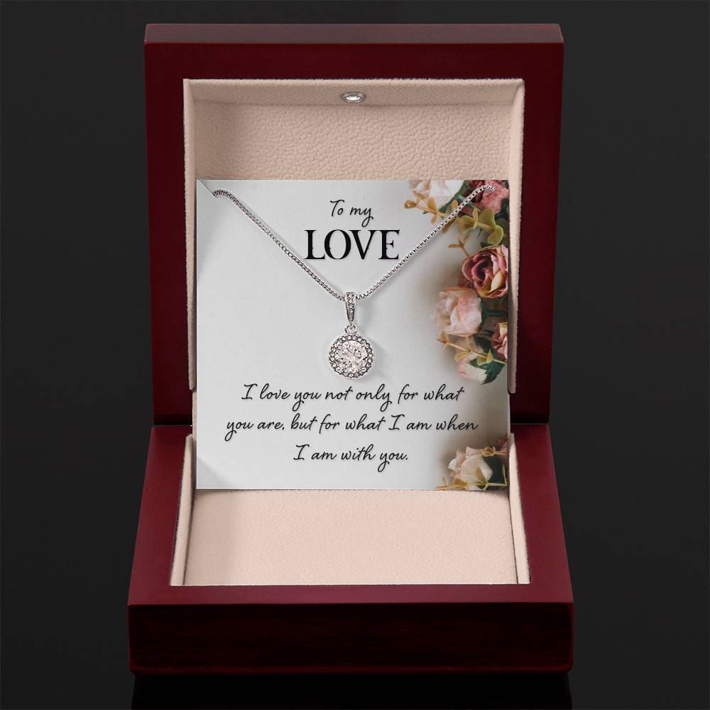 Anniversary Gift for Love from Husband - Sweet Romantic Jewelry for Valentine’s Day - Eternal Hope Necklace