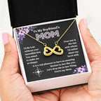 To My Boyfriend's Mom - I'd Be Lost Without Your Incredible Son - Endless Love Necklace - Best Gift for Mother In Law