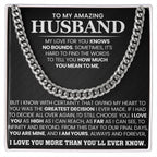 Romantic Husband Gift from Wife – Cuban Link Chain
