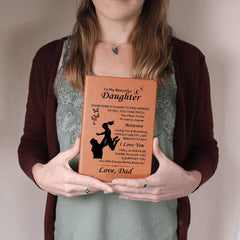 Gifts for Daughter, Encouraging Journal for Daughter, Loving Gift She Can Treasure, To My Beautiful Daughter