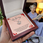 To My Wife Necklace - Emotional Love Gift from Husband for Birthday & Valentine’s Day - Crown Pendant Necklace