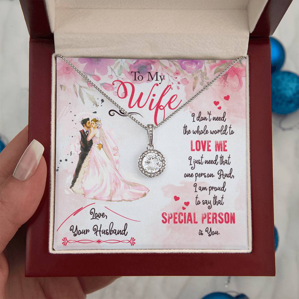 Meaningful Gift for Wife - Heartfelt Jewelry from Husband for Birthday, Anniversary, Valentine’s Day, Christmas - Eternal Hope Necklace