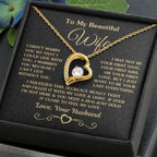 Best Gift for Wife from Husband - Emotional Love Jewelry for Birthday, Valentine’s Day, Anniversary & Christmas - Forever Love Necklace