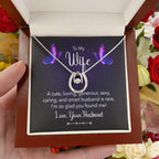 Anniversary Gift for Wife from Husband - Sweet Romantic Jewelry for Valentine’s Day - Lucky In Love Necklace